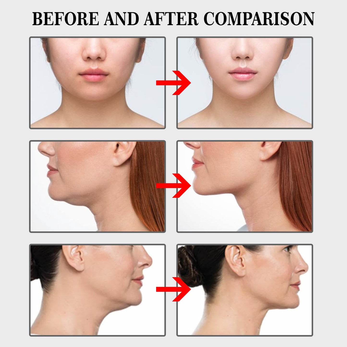 10 pcs Natural Waterproof Breathable Face Lift Tape Strips Invisible Face Lifting Patches
